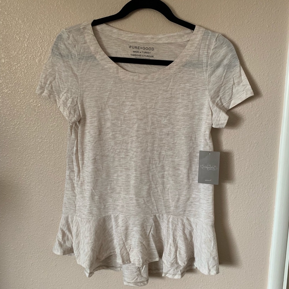 Anthropologie Peplum Top